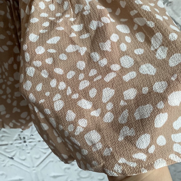 Ruffle Spotted Mini Skirt - Picture 3 of 5